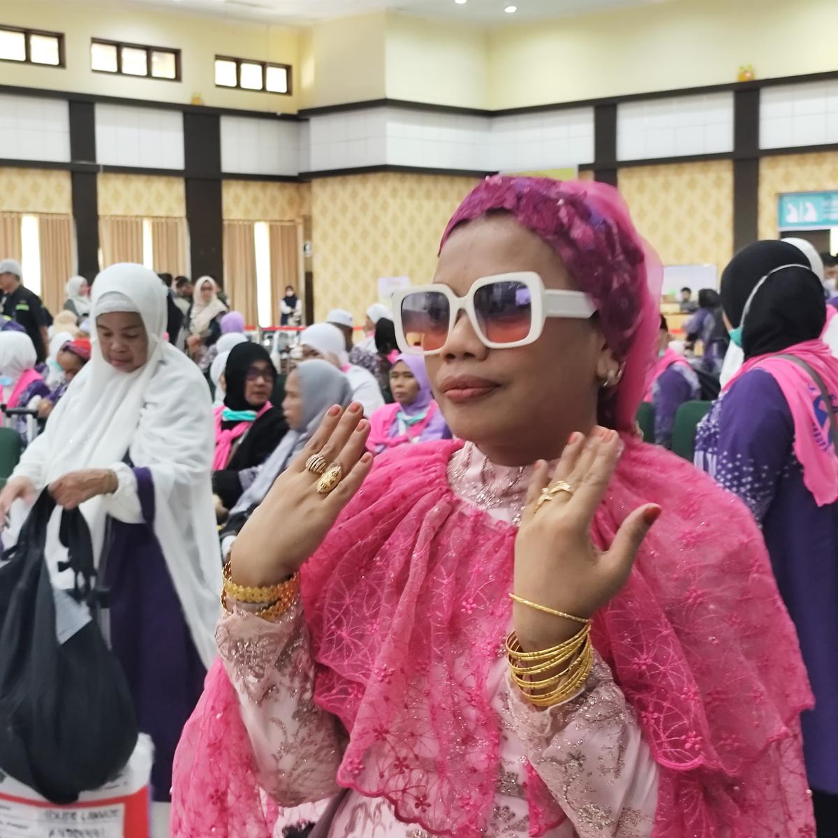 Kedatangan Jemaah Haji Kloter 7 Embarkasi Makassar