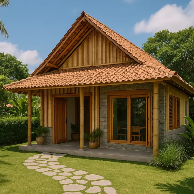 Desain Rumah Kampung Kekinian yang Estetik