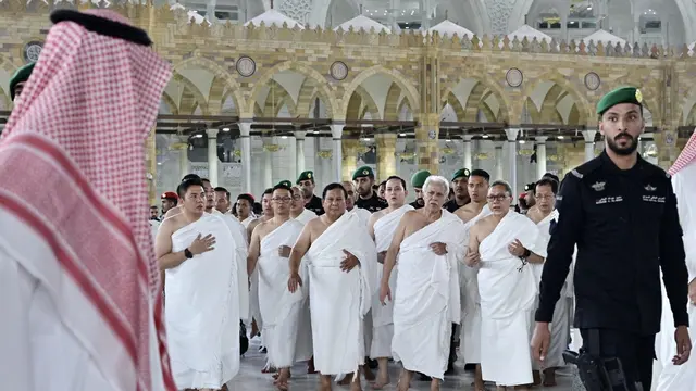 Umrah Bareng Prabowo, Menag Nasaruddin Doakan Keberkahan bagi Bangsa Indonesia