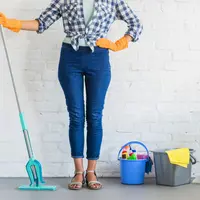 Ilustrasi Menyapu dan Mengepel Credit: freepik.com
