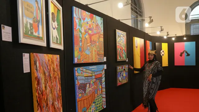 80 Karya dari 60 Seniman Berkebutuhan Khusus Dipamerkan Kebangkitan Nasional