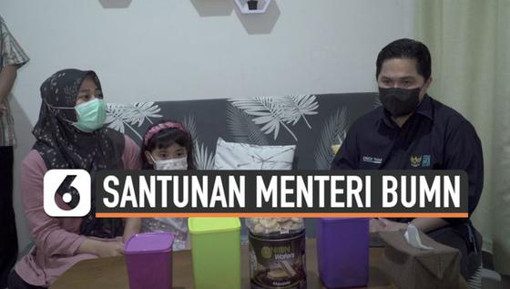 VIDEO: Beasiswa Menteri BUMN Erick Thohir untuk Keluarga Korban Meninggal Akibat Covid-19