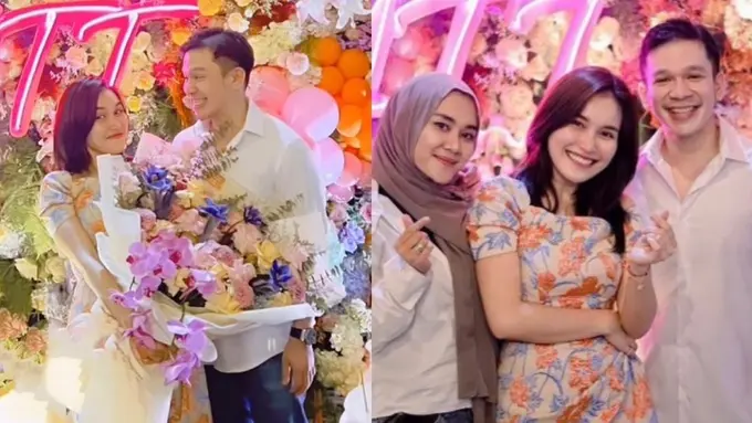 Dapat Kejutan dari Jordi Onsu, Intip 7 Gaya Ayu Ting Ting Berbalut Dress Floral Rayakan Ulang Tahun ke-30