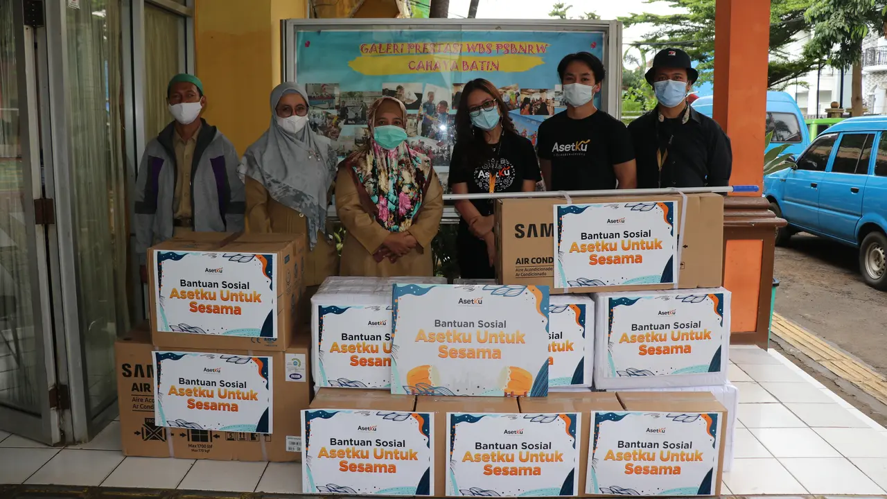Panti Sosial Terdampak Pandemi, AsetKu Berikan Bantuan Sosial 