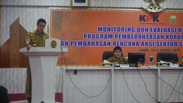 Rapat Monev KPK di Jambi