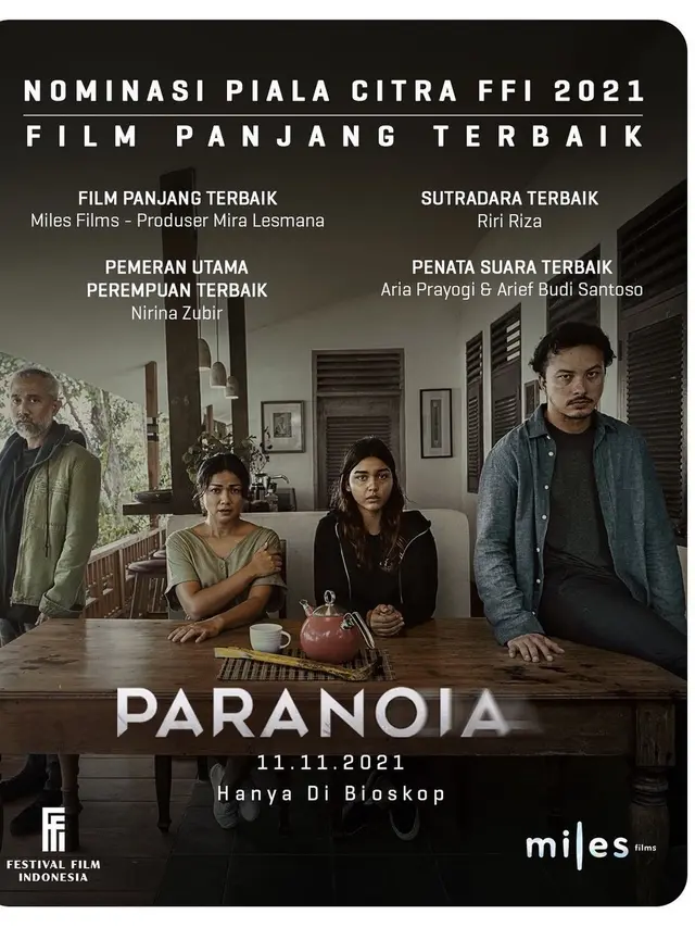 Poster film paranoia. (Foto: Instagram @mirles)