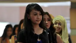 Audisi Miss Celebrity Yogyakarta ini diselenggarakan di Galeria Mall sejak Sabtu (30/08/14) (Liputan6.com/Miftahul Hayat)