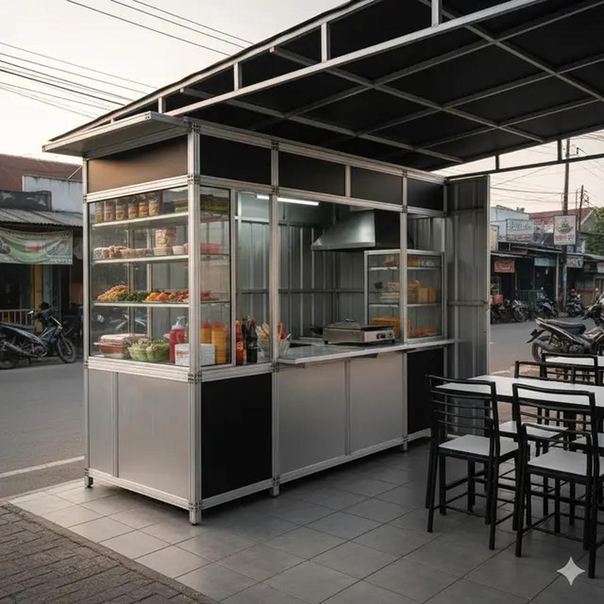 7 Desain Warung Mudah Dibersihkan dan Tahan Lama, Cocok untuk Usaha Kecil hingga Besar