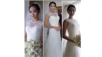 Supermodel Dominique Agisca Diyose baru saja melangsungkan pernikahannya  di Katedral Jakarta.