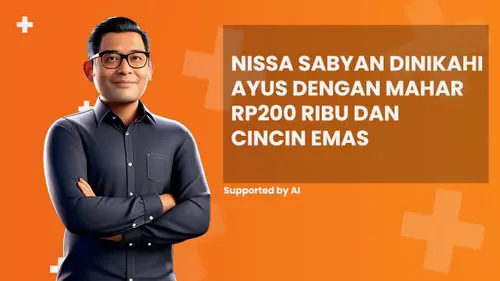 Nissa Sabyan Dinikahi Ayus dengan Mahar Rp200 Ribu dan Cincin Emas