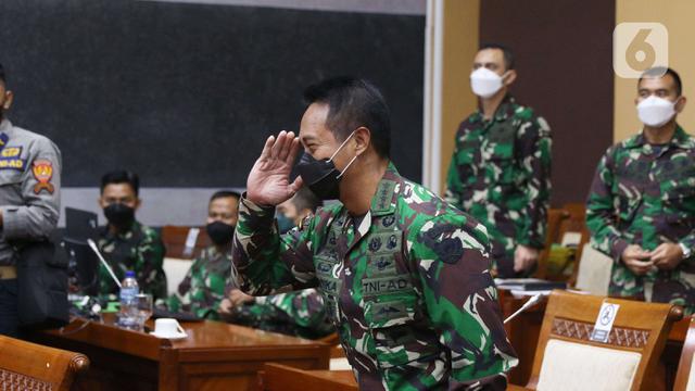 Andika Perkasa jalani fit and proper calon panglima