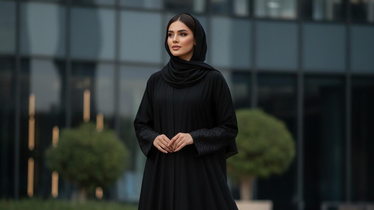 Model Gamis Abaya Hitam