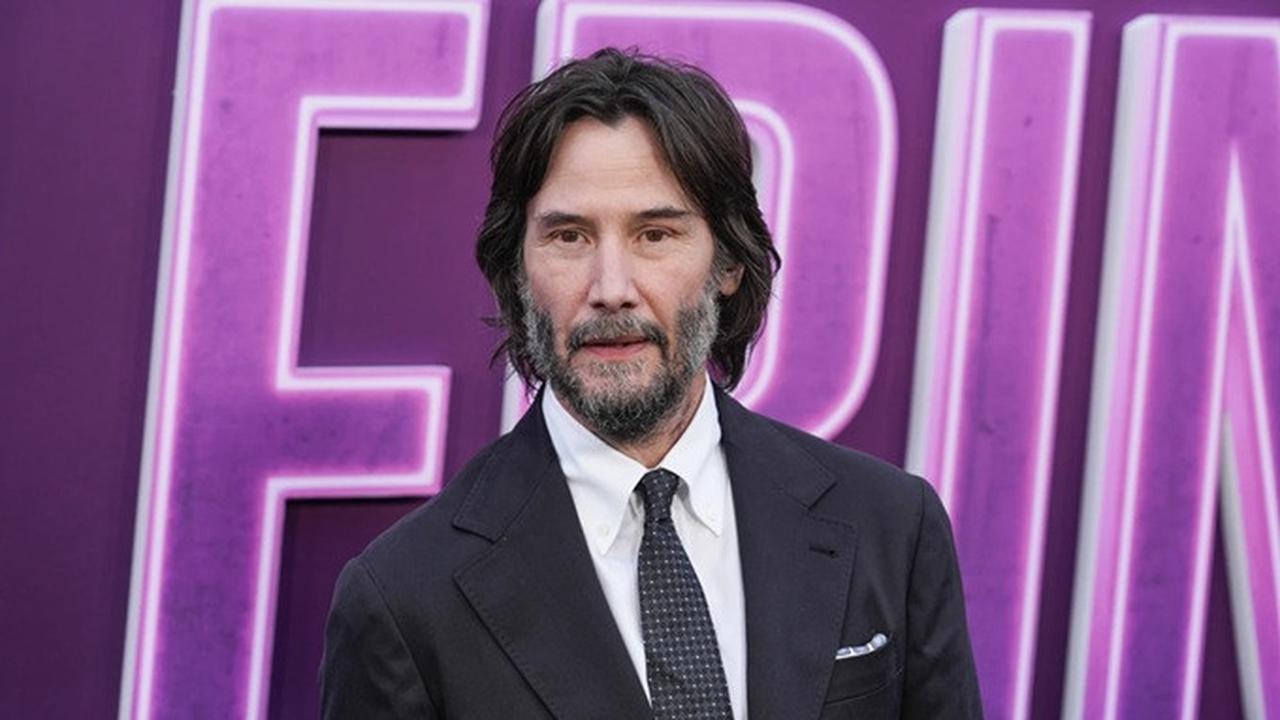 Keanu Reeves di pemutaran perdana film "Ballerina" pada Selasa, 3 Juni 2025, di TCL Chinese Theatre, Los Angeles, Amerika Serikat.