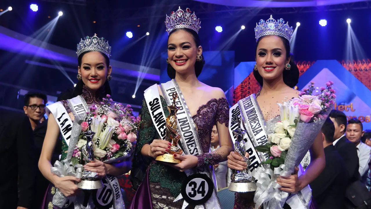 Inilah 3 Pemenang Puteri Indonesia 2016