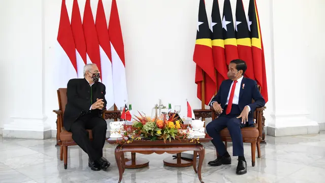 Jokowi Terima Presiden Timor Leste Ramos Horta di Istana Kepresidenan Bogor