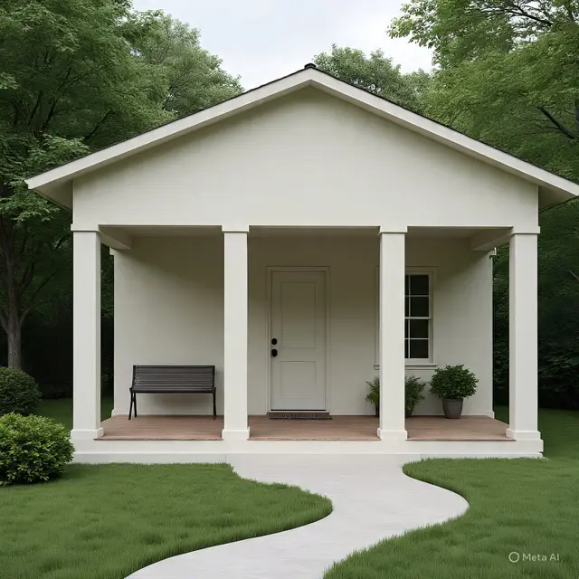 Desain Rumah Sederhana 1 Lantai dengan Teras Minimalis