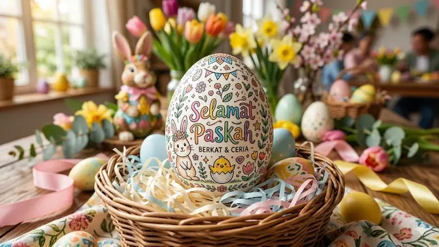 Menghias Telur Paskah