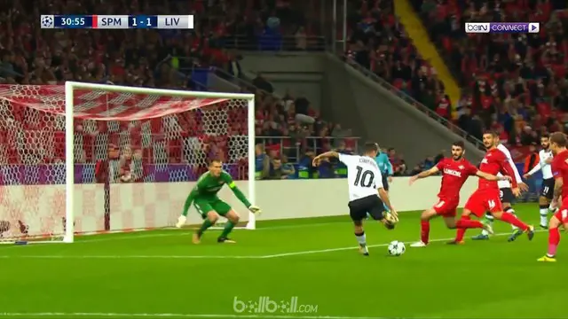 Berita video highlights Liga Champions 2017-2018 antara Spartak Moscow melawan Liverpool dengan skor 1-1. This video presented by BallBall.