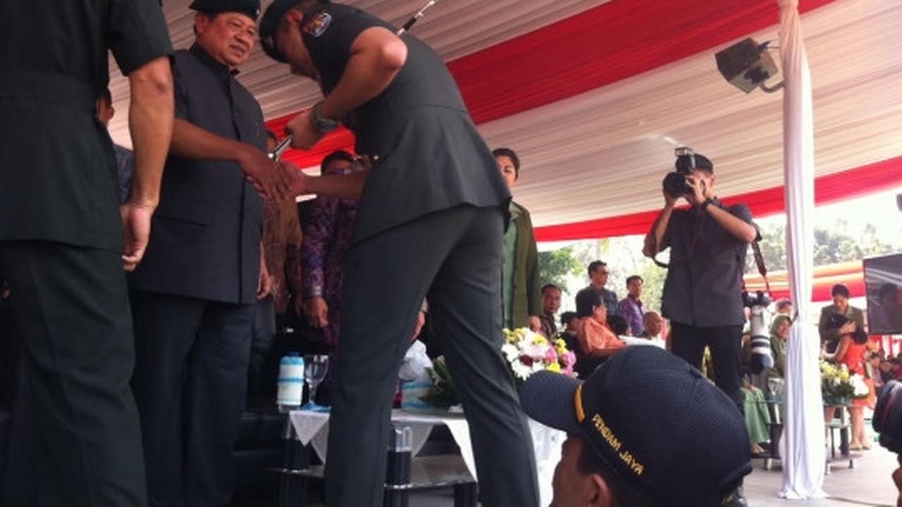 SBY hadiri sertijab Agus jadi Danyon Arya Kamuning