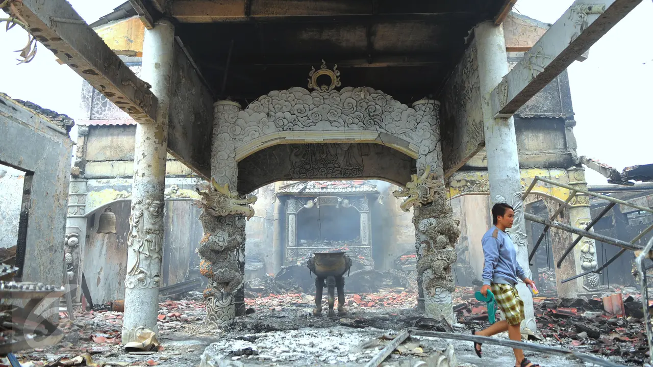 20160219-Vihara Butong Terbakar, Empat Orang Tewas