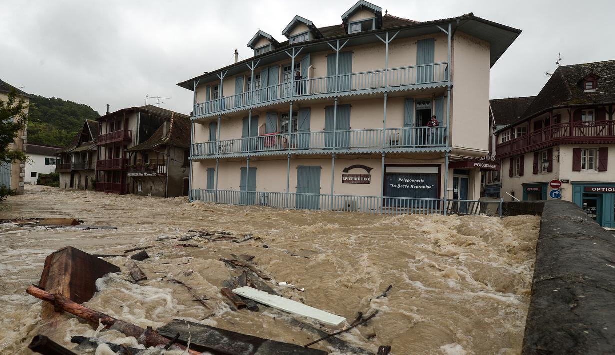 FOTO: Hujan Lebat, Banjir Rendam Wilayah di Prancis - Global Liputan6.com