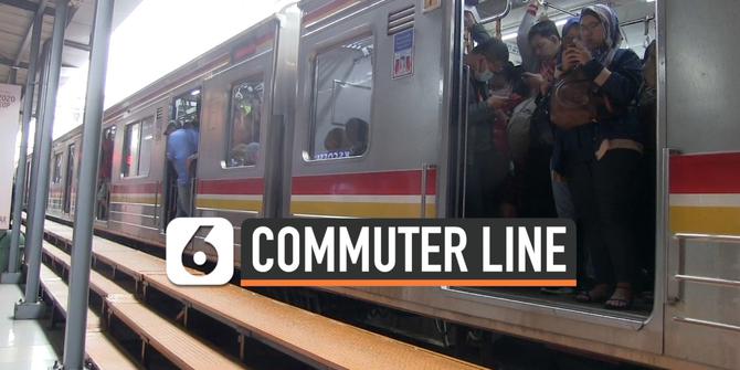 VIDEO: Perbaikan Wesel Perjalanan KRL Terganggu