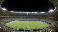 Venue pertandingan Brasil vs Kolombia, Arena da Amazonia di Manaus. (REUTERS/Paulo Whitaker)