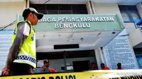 Lokasi rekonstruksi kerusuhan Rutan Malabero, Bengkulu. (Liputan6.com/Yuliardi Hardjo Putra)