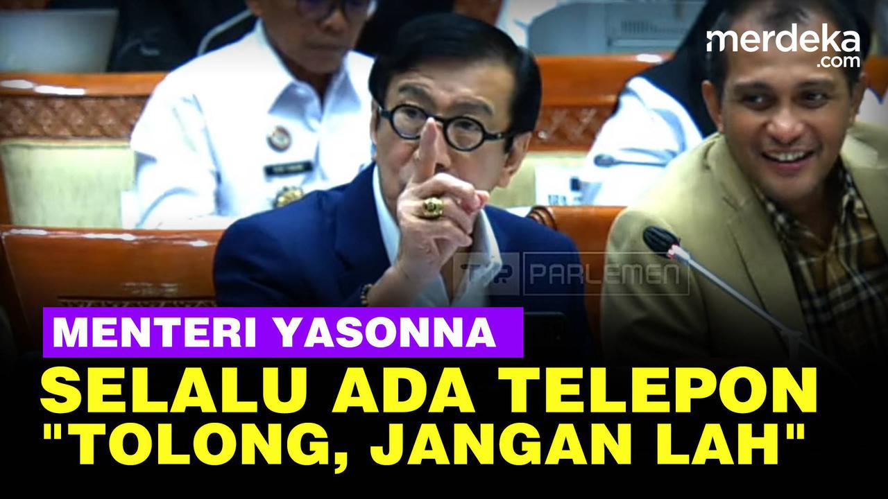 VIDEO: Yasonna Akui Selalu Ada Telepon 'Jangan lah!' saat Bandar Narkoba Pindah Lapas