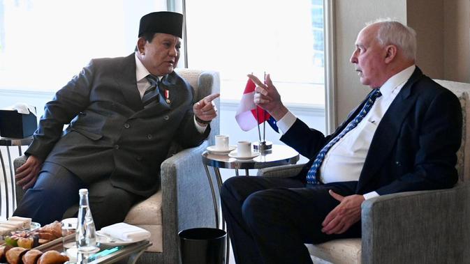 Cerita Prabowo Usai Bertemu dan Berbincang dengan Eks PM Australia: Pemikiran Beliau Sangat Jernih