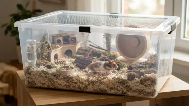 Cara Membuat Kandang Hamster dari Box Plastik