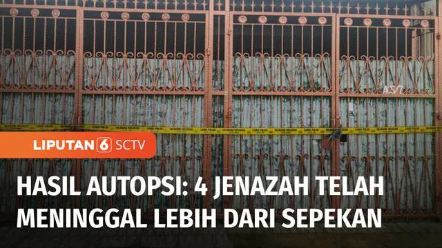 Tim Forensik Rumah Sakit Polri, Kramat Jati, Jakarta Timur, Jumat (11/11) siang merampungkan autopsi empat jenazah yang merupakan satu keluarga. Hasilnya, tidak ditemukan tanda-tanda kekerasan di tubuh para korban.