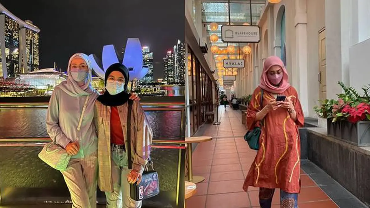 7 Potret Desy Ratnasari Liburan Ke Singapura, Gayanya Tuai Sorotan