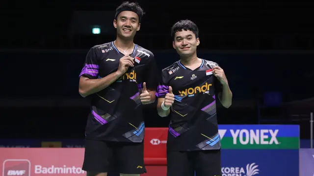 Leo Rolly Carnando/Bagas Maulana - Korea Open 2024 - Bulu Tangkis