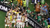 Selebrasi pemain Amerika Serikat saat melumat Paraguay di laga Piala Dunia 2026 (AFP)
