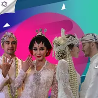 Menilik beda pernikahan Syahnaz Sadiqah-Jeje Govinda dan Raffi Ahmad-Nagita Slavina. (Foto: Liputan6.com/Faizal Fanani Instagram/syahnazs Desain: Nurman Abdul Hakim/Bintang.com)