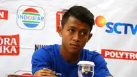 Gelandang sayap Persib Bandung, Febri Hariyadi (Liputan6.com / Kukuh Saokani)