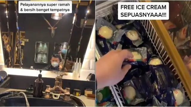 Viral Potong Rambut Ala Sultan Bayar Rp 750 Ribu, Fasilitasnya Bikin Melongo