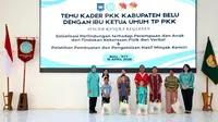 Kunjungi Belu NTT, Ketum TP PKK Tri Tito Karnavian Dorong Perlindungan Perempuan dan Anak terhadap Kekerasan