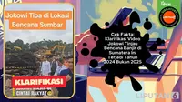 Cek Fakta: Klarifikasi Video Jokowi Tinjau Bencana Banjir di Sumatera Ini Terjadi Tahun 2024 Bukan 2025
