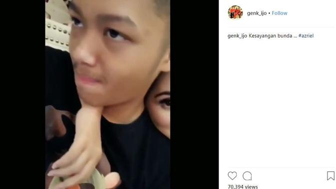 Ashanty - Azriel Hermansyah (Instagram/genk_ijo)