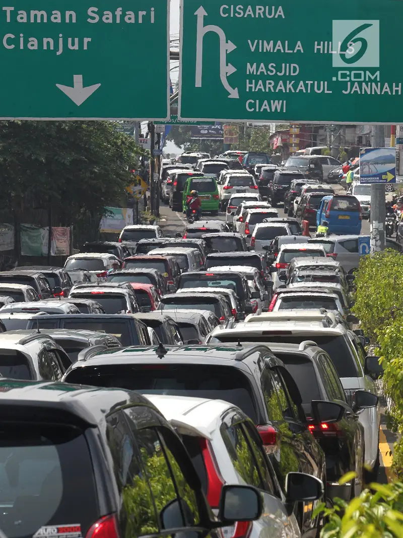 Jalur Puncak Macet