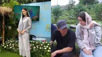 7 Potret Vika Pakai Kerudung, Billy Syahputra Ajari Pacar Bule Agama Islam