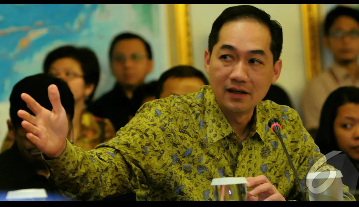 Dengan adanya kerjasama dengan Kadin ini Kemendag menargetkan  pertumbuhan ekspor Indonesia tahun 2014 sebesar 4,1 persen atau diperkirakan mencapai US$ 190 miliar, Jakarta, Rabu (20/8/2014) (Liputan6.com/Faisal R Syam)
