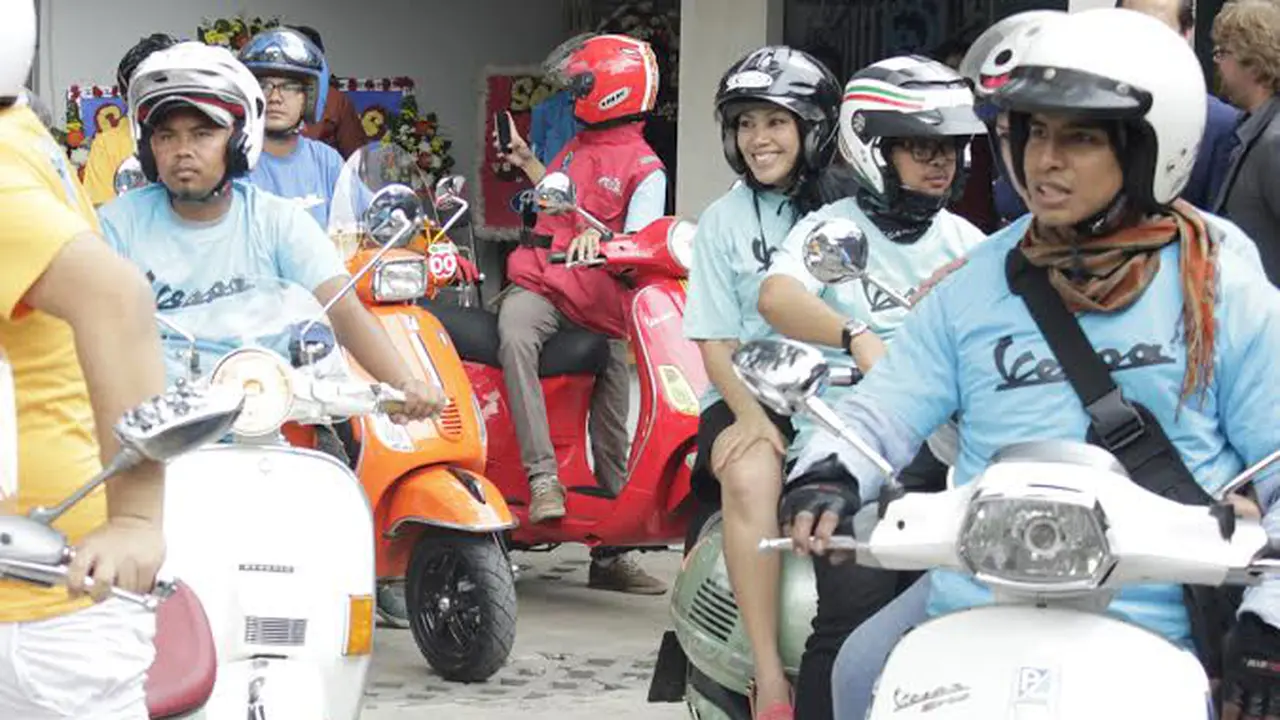 Diler Vespa dan Piaggio Bandung Dipermak