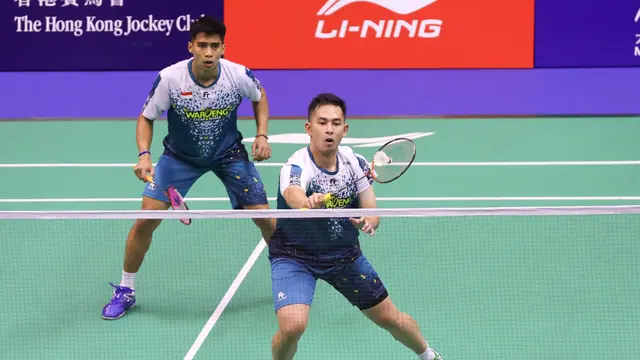 Sabar Karyaman Gutama/Moh Reza Pahlevi Isfahani - Hong Kong Open 2024 - Bulu Tangkis