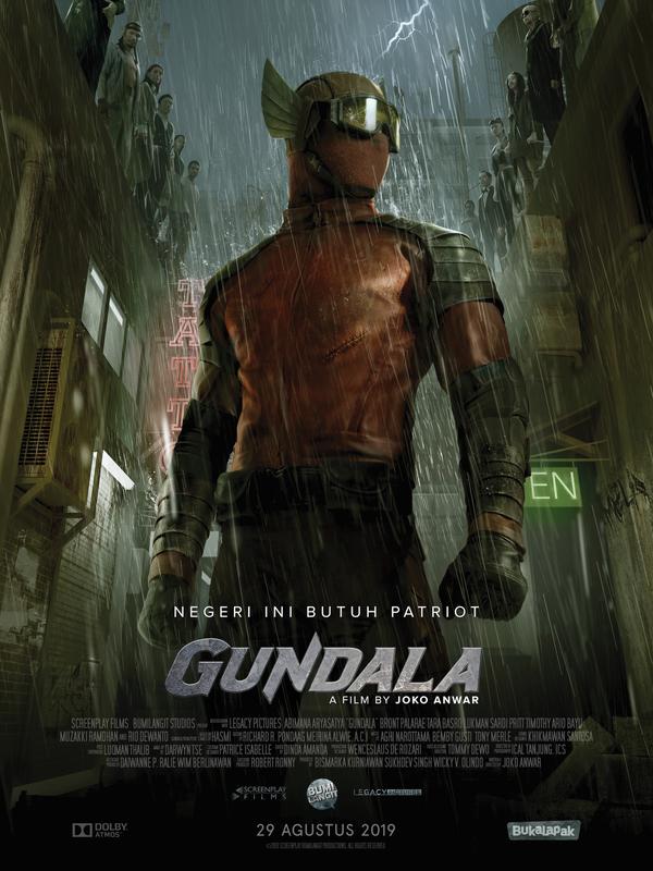 Poster film Gundala.(Screenplay Films/Legacy Pictures)