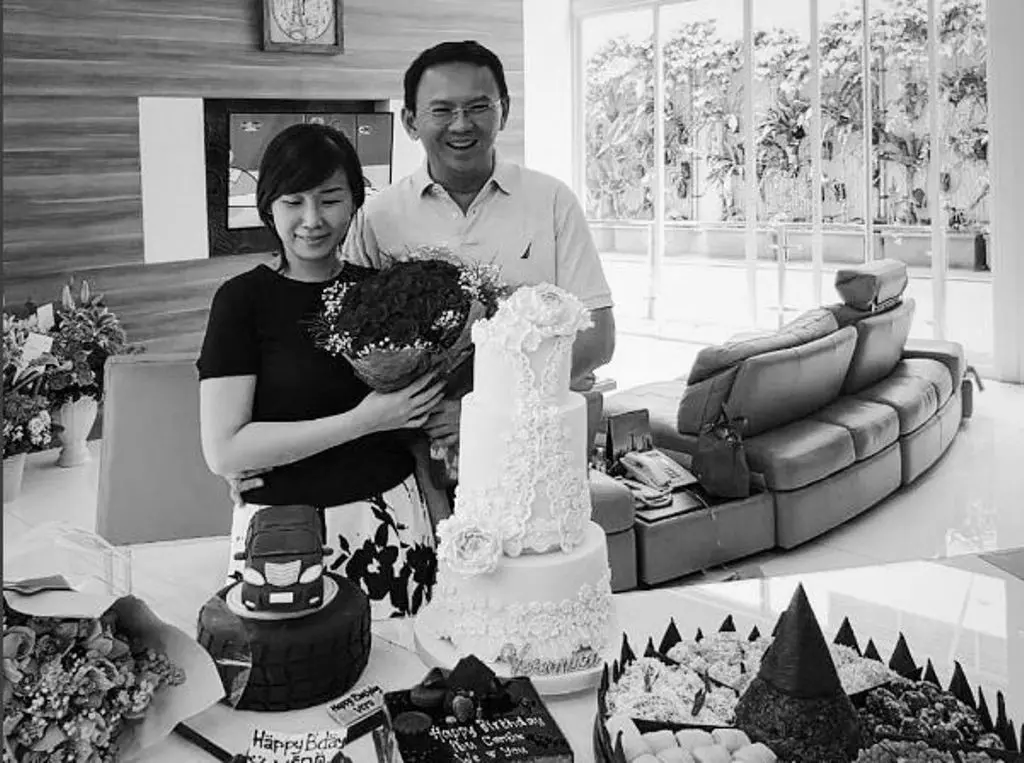 Basuki Tjahaja Purnama Alias Ahok dan Istrinya, Veronica Tan (Foto: Instagram)