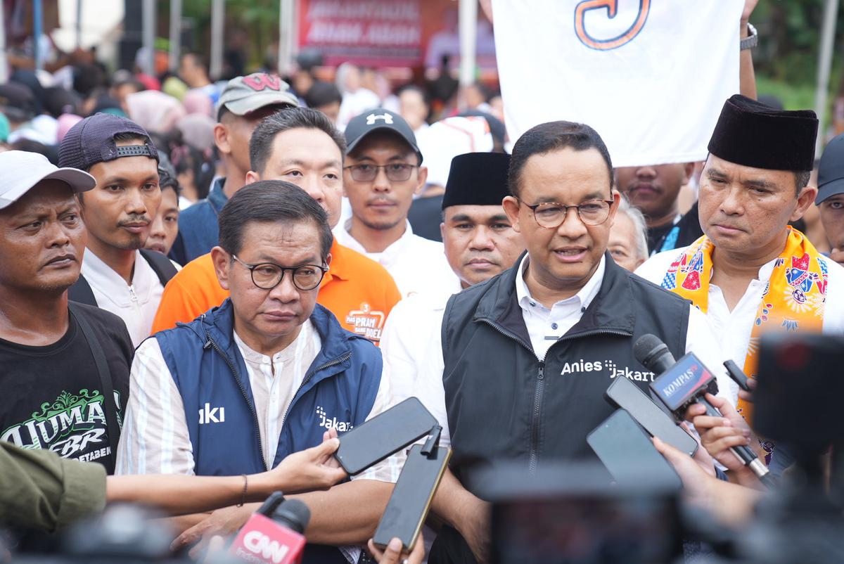 Anies Baswedan dan Pramono Anung