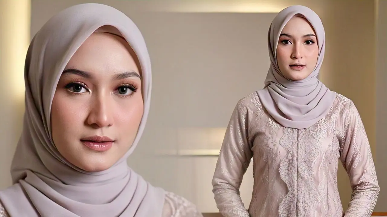 Model Kebaya Modern Brokat Hijab
